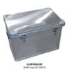 Alukasse khiment ms47l med stable hjørner 550x350x245mm 1mm alu