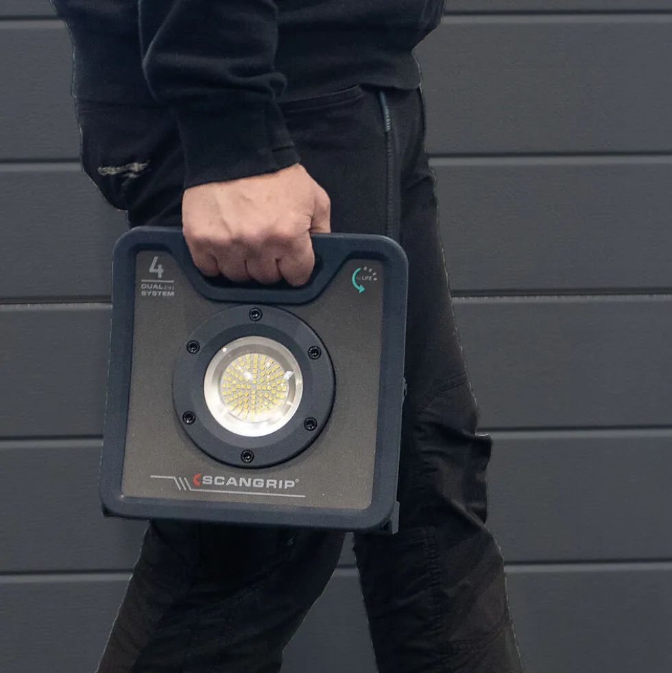 Arbeidslampe nova 4k c+r 4000 lumen scangrip