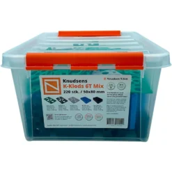 Avstandsklosser k-kloss mix box plastboks á 220 stk