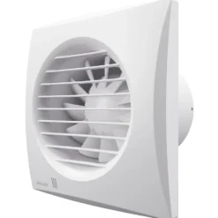 Baderomsvifte 100 mm ekstern bryter hvit