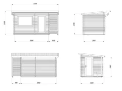 Badstue Sanna 6,8 m2