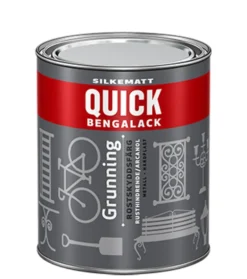 Bengalack grunning spray sort silkematt 0,4 liter