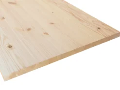 Benkeplate furu 28x620x2500 mm ubehandlet laminert
