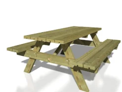 Benksett Ruby 180 cm impregnert