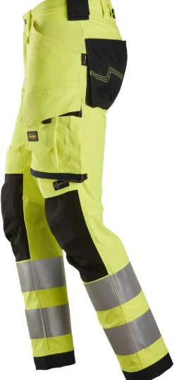 Bukse 6343 gul kl2 52 snickers workwear