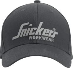 Caps m/logo one size mørk grå