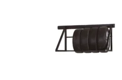 Dekkhylle veggmontert justerbar 92-148 cm