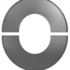 Dekkplate ø150 helis 36-40gr sort helisolert