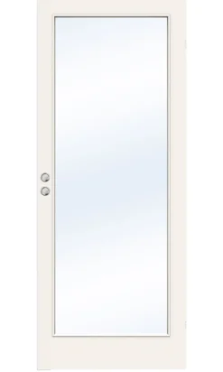 Dørbl sd easy gw1 9x21 hvit skyvedørblad 4mm herdet glass