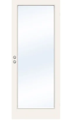 Dør sd stable gw1 10x21 hvit skyvedør klart glass