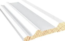 Dørsett Klassisk hvit bomull S0502-Y 15x58 mm