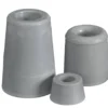 Dørstopper gummi grå 8x16mm