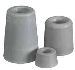 Dørstopper gummi grå 8x16mm