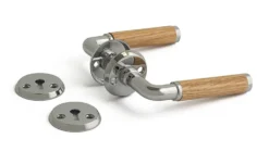 Dørvrider a385 innv eik/krom sb dt 38-42 mm