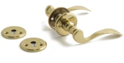 Dørvrider a9673 innv pol-mess pp polert messing dt 38-42 mm