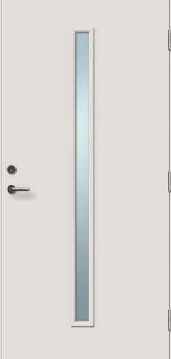 Dør yd tun 354 hvit 99/209 v klart glass