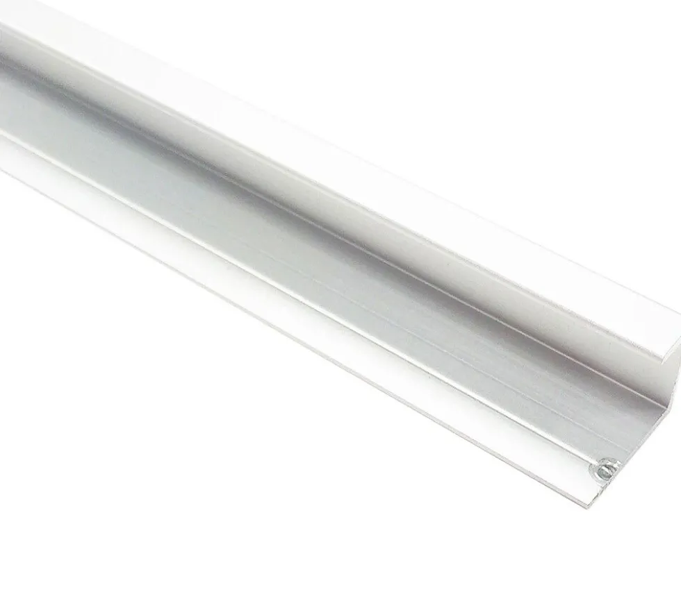 Endeprofil hvit 2,4 m lengde 2400 mm