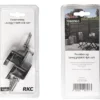 Festebeslag levegg/stakitt 4pk sort