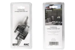 Festebeslag levegg/stakitt 4pk sort