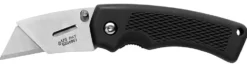 Fiskars Foldekniv Egde sort m/ gummigrep