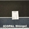 Fot-/møneplate til Icopal takshingel kullsort