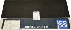 Fot-/møneplate til Icopal takshingel kullsort