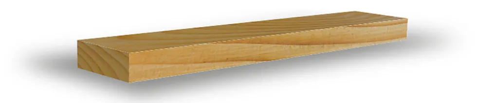 Furu 21x043x2400 glattkant ubeh ubehandlet glattkant/spile i furu