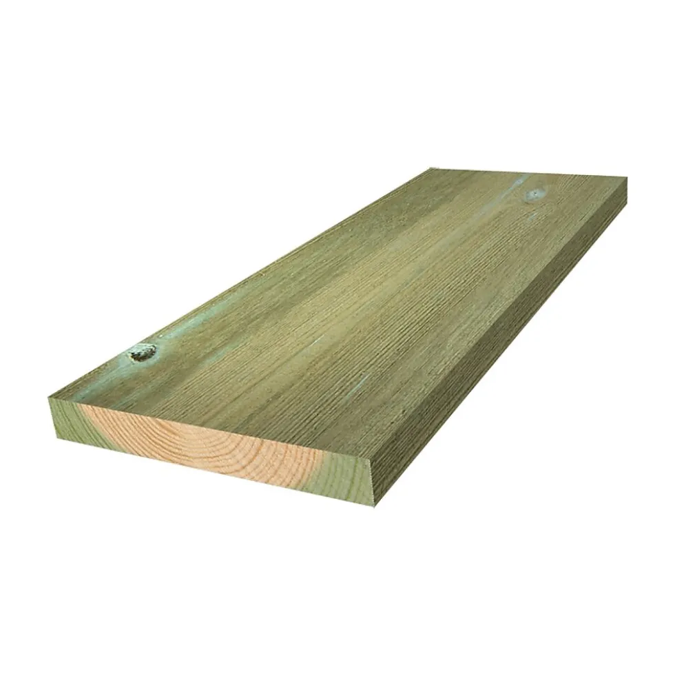 Furu 22x098x5100mm rektangulær kledning impregnert