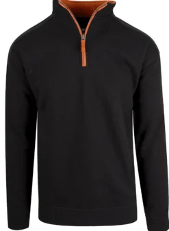 Genser mzip 3931 svart/or 2xl valdez
