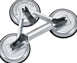Glassløfter aluminium 3 festepunkter 150 kg