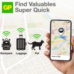 GP eTag Bluetooth Smart Tracker svart 1-pack