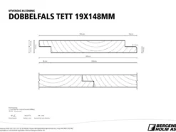 Gran 19x148 df tett mellomstr spesialfarge kledning grunning og mellomstrøk