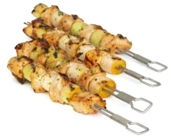 Grillspyd doble 30 cm 4 stk