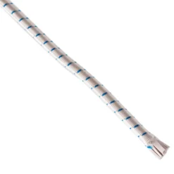 Gummiline -strikk 4mm 100m hvit spl flettet spole
