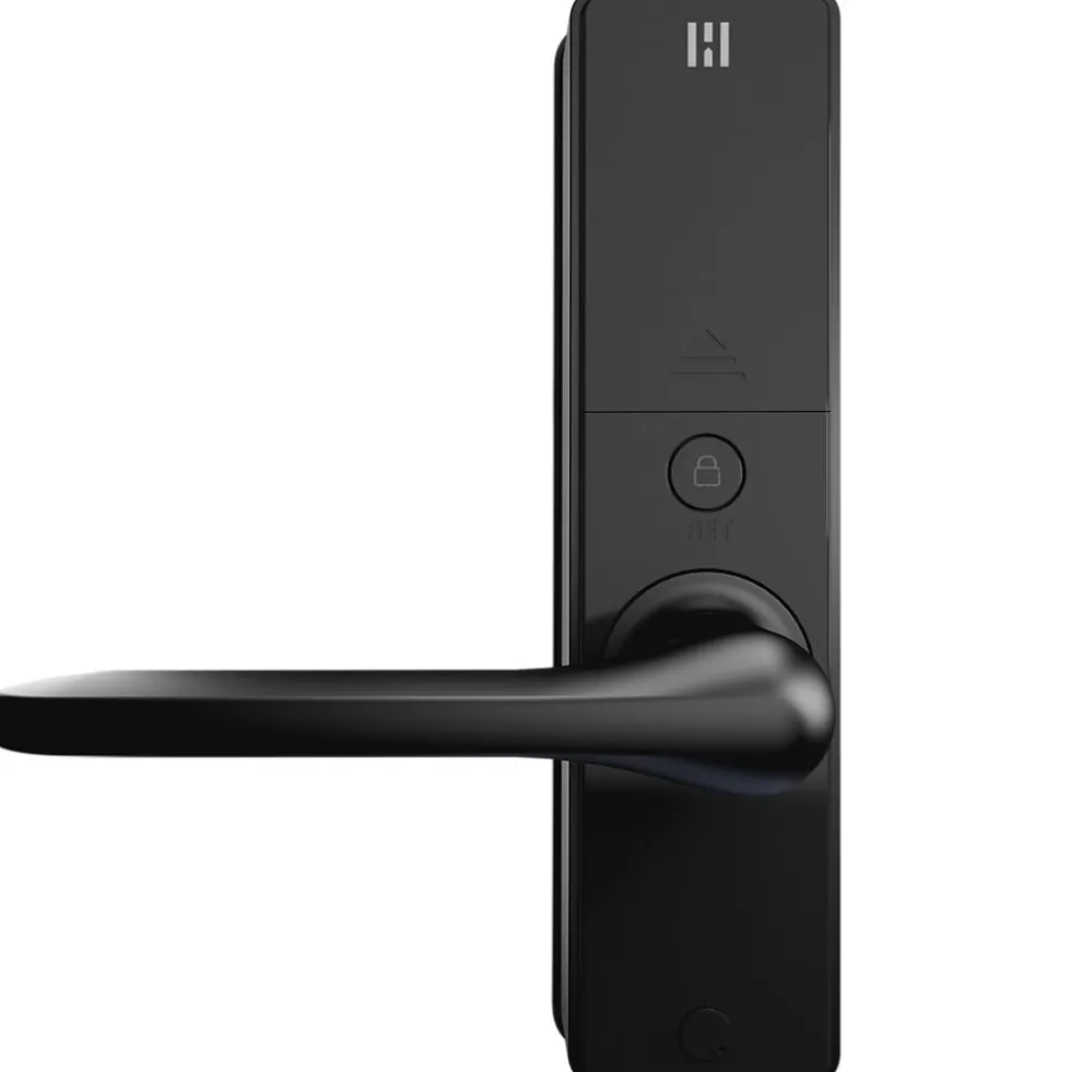 Heimgard smart dørlås med fingeravtrykk sort
