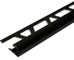 Hjørnelist 10mm alu svart 2,7m