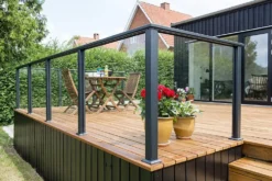 Håndløper antrasittgrå 4 m x 95 mm
