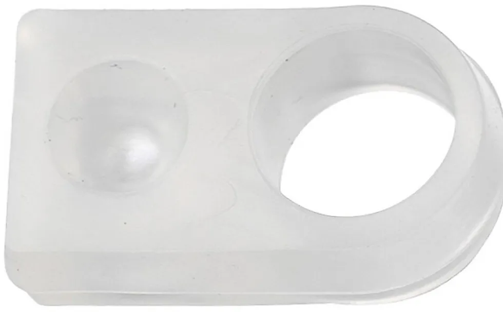 Håndtaksbuffert 13mm transp