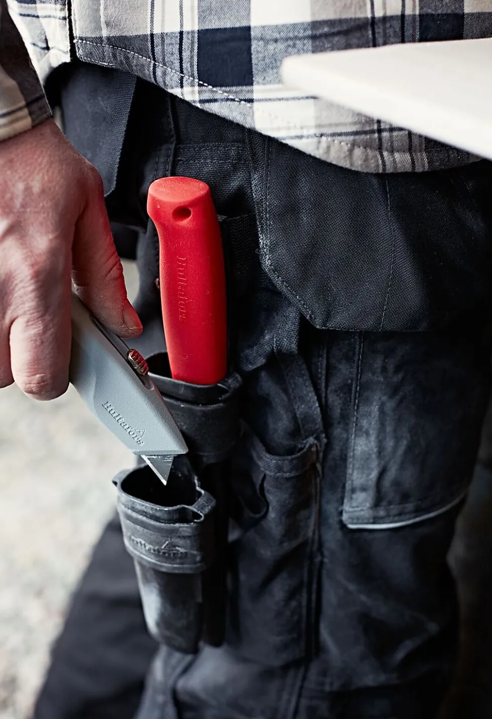 Hultafors kniv dobbelthylster JS+URA