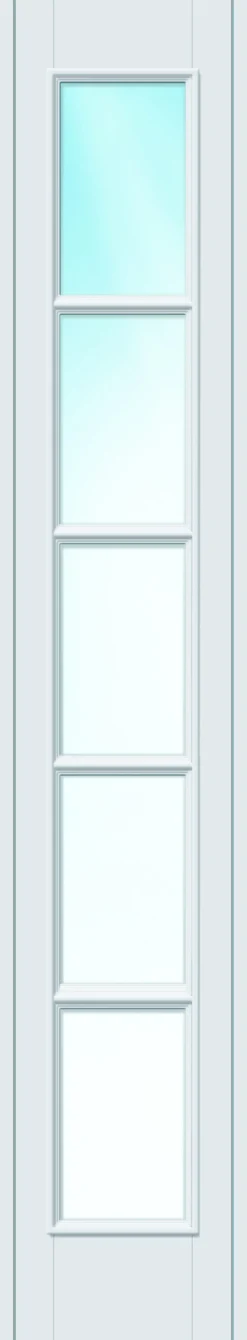 Innerdør Kari sidefelt hvit 40x200 cm