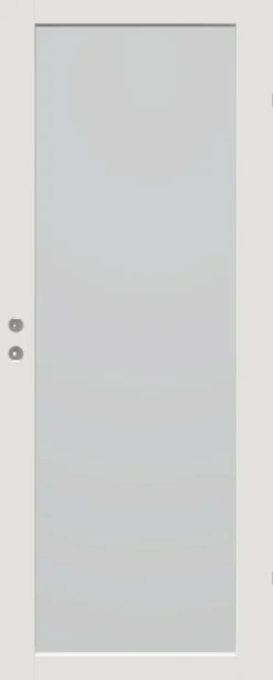 Innerdør Prima dempet sort med glass 90x200 cm