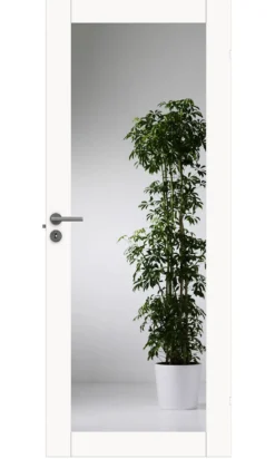 Innerdør Unique GW01L 90x210 cm hvit