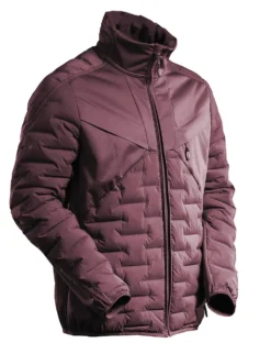 Jakke 22015 burgunder s med lett for