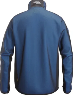 Jakke mellomlag kblå/sort resirkulert polyester