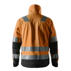 Jakke softshell highvis oransje XS