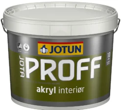 Jotaproff akryl 25 hvit 9 liter