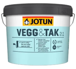 Jotun Vegg & Tak hvit A-base 9 liter