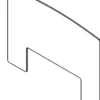 Jøtul gulvplate glass 651x480 mm