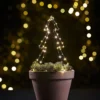 Juletre metall 35cm 70 LED