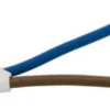Kabel pl 2x0,75 hvit 5m/ring h03vvh2-f